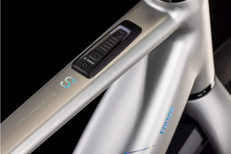 Cube Editor Hybrid SLX FE 400x Hybrid Bike In Grey-6